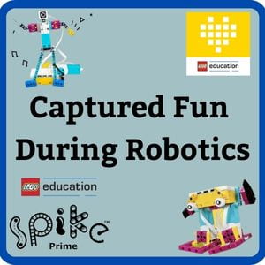 Captured Fun During Robotics