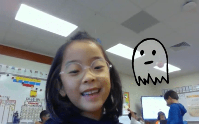 Mrs. Neubauer’s Class Learns about Flip with a Ghost